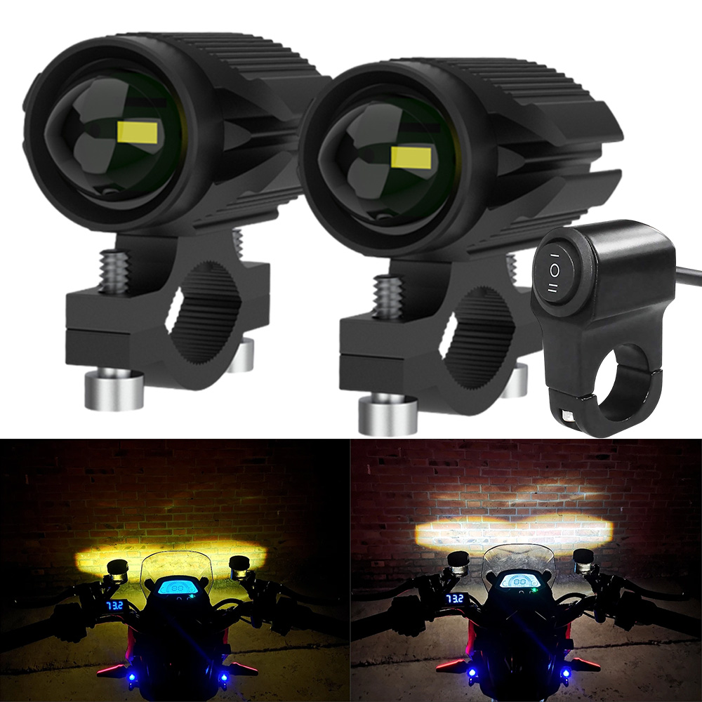 Universal Motorcycle Led Headlight Projector - Dodatkowe reflektory LED do motocykla lampa