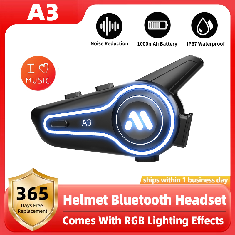 Full Face Motorcycle Helmet With Bluetooth - Nowy zestaw słuchawkowy Bluetooth do kasku