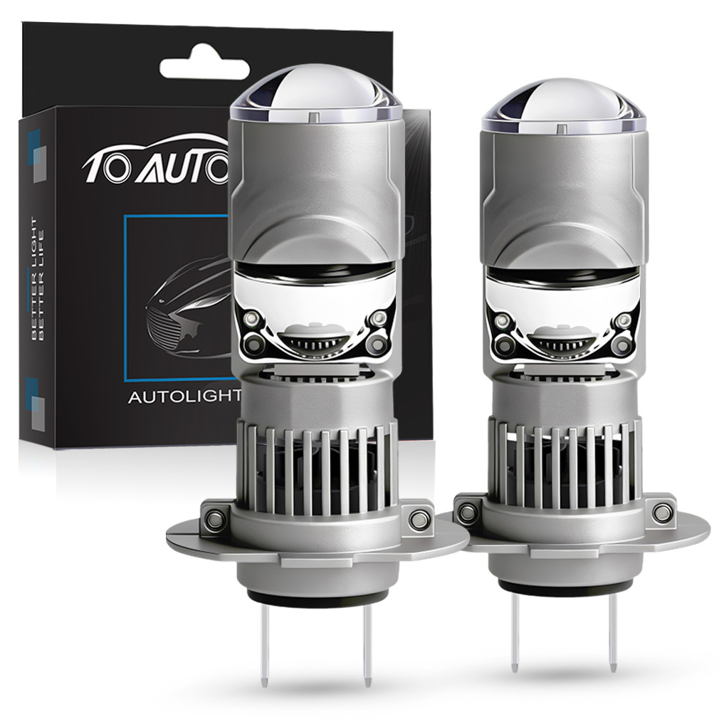 Universal Motorcycle Led Headlight Projector - Projektor LED H7 do reflektorów samochodowych