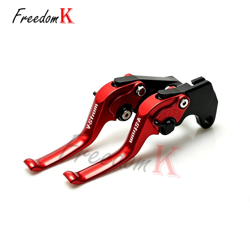 Dla DL650 XT V-strom 250 650 1 – Cnc Aluminum Adjustable Brake Clutch Levers recenzja i cena