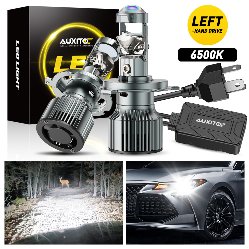2 szt. AUXITO Canbus H4 LED So – Universal Motorcycle Led Headlight Projector recenzja i cena