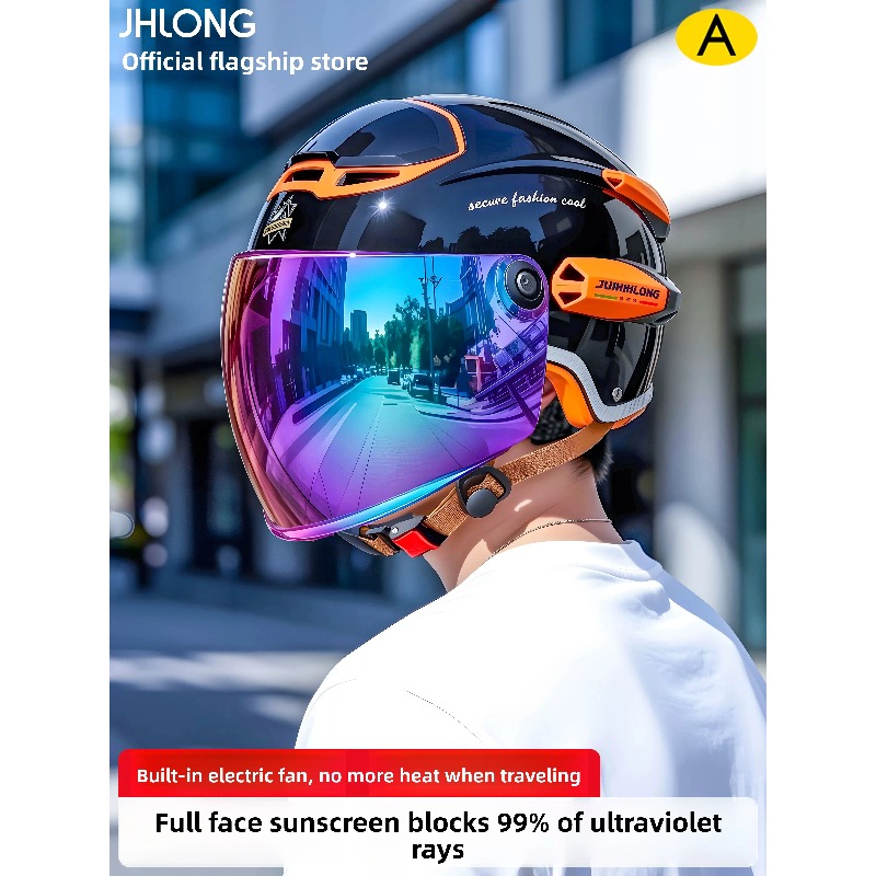 Letni kask motocyklowy w stylu – Dual Visor Motorcycle Racing Helmet recenzja i cena