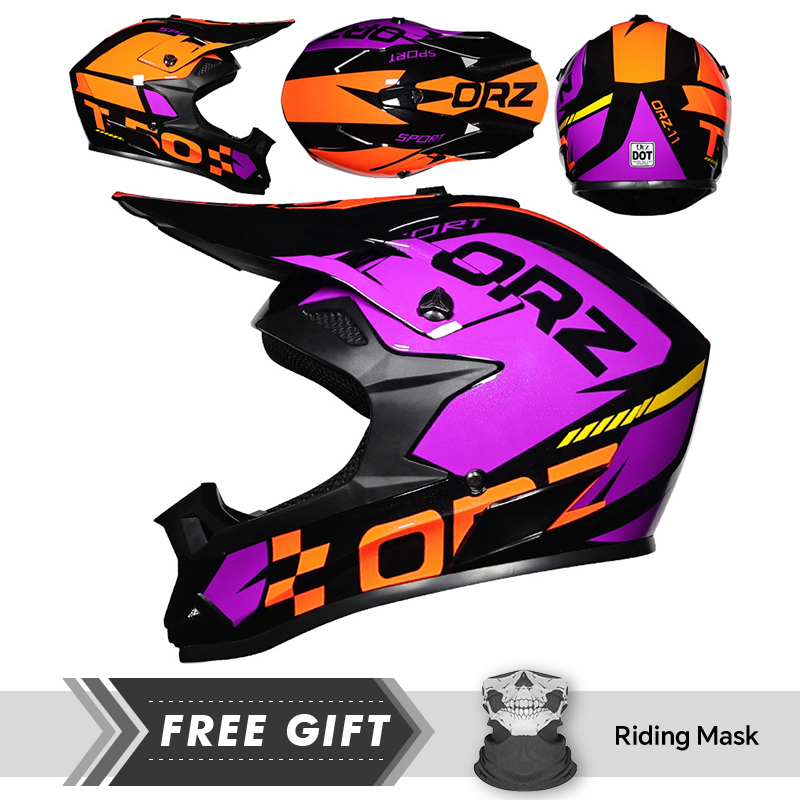 Kask terenowy Ochrona oczu Wyg – Quick Release Buckle Motorcycle Helmet recenzja i cena